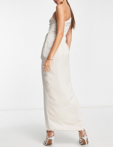 Rochie maxi ASOS, crem