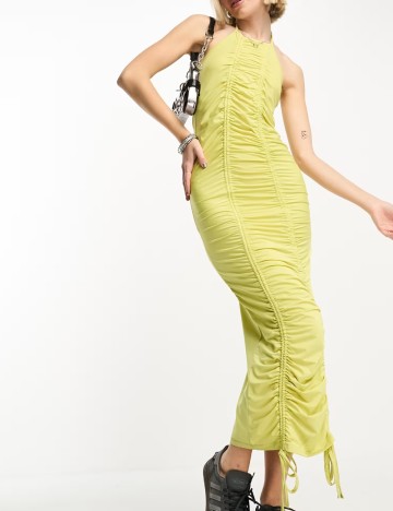 Rochie maxi Collusion, verde