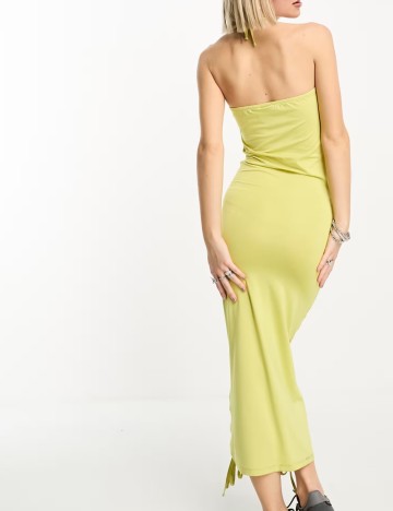 Rochie maxi Collusion, verde