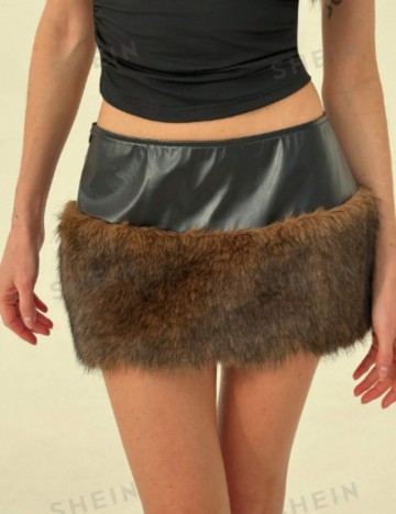 Fustă mini Shein, mix culori