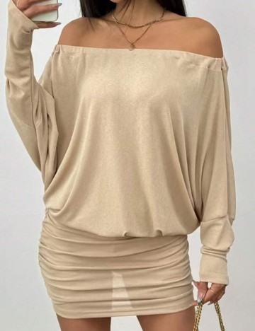 Rochie mini Shein, bej