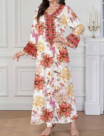 Rochie midi Shein, mix culori