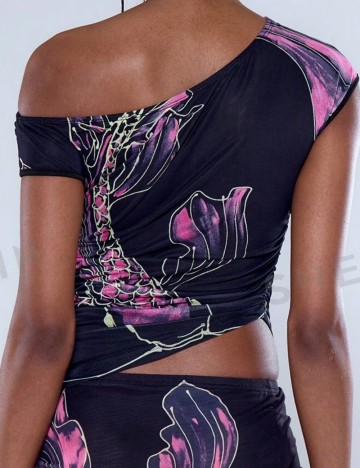 Top Shein, mix culori