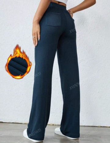 Pantaloni Shein, albastru
