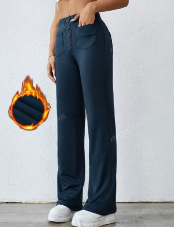 Pantaloni Shein, albastru