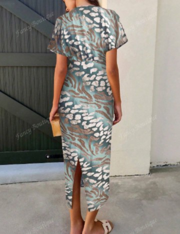 Rochie midi Shein, mix culori