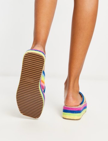Saboți ASOS, mix culori