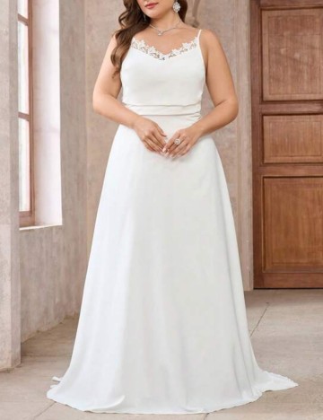 Rochie maxi Shein, alb