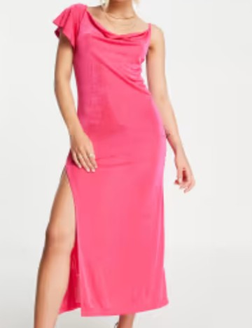 Rochie midi Monki, roz