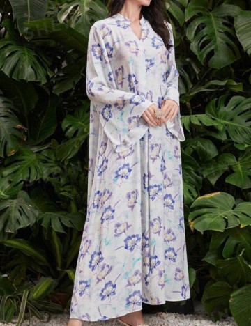 Rochie maxi Shein, mix culori