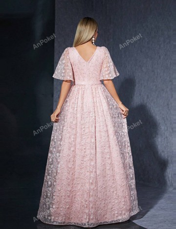 Rochie de ocazie Shein, roz