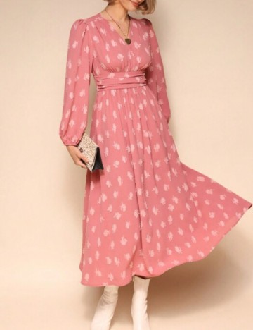 Rochie maxi Shein, roz
