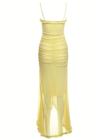 Rochie maxi Shein, galben