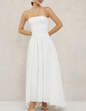 Rochie maxi Shein, alb