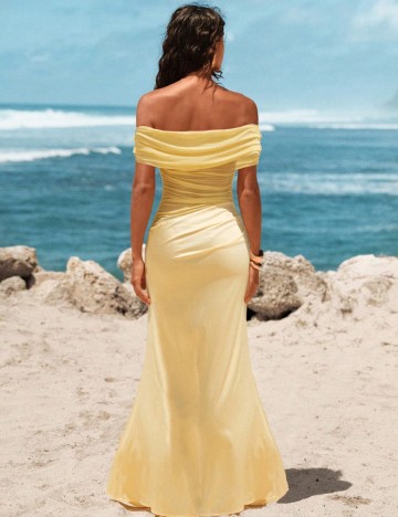 Rochie maxi Shein, galben