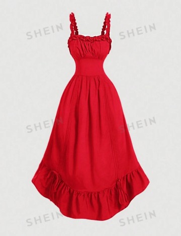 Rochie midi Shein, roșu