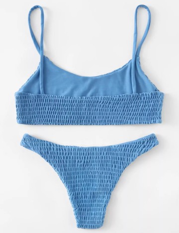 Costum de baie Shein, albastru