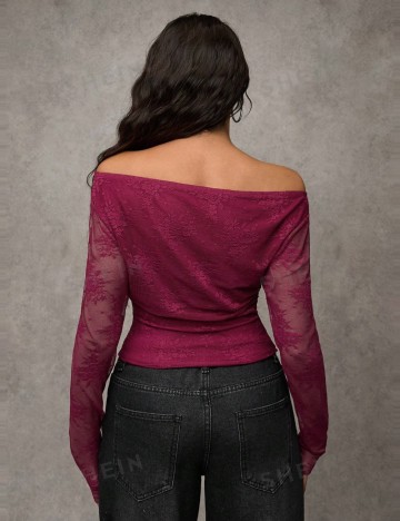 Bluză Shein, vișiniu