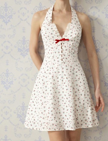 Rochie mini Shein, crem