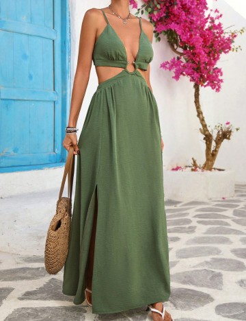Rochie maxi Shein, verde