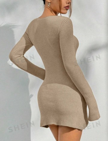 Rochie mini Shein, bej