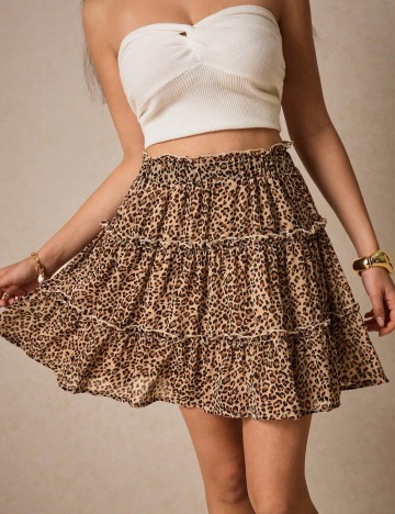 Fustă mini Shein, mix culori