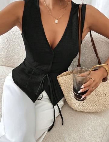 Top Shein, negru
