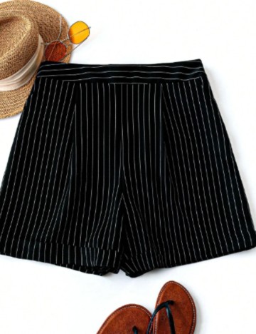 Pantaloni scurți Shein, negru