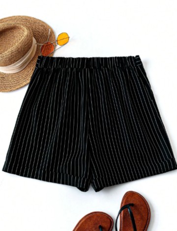 Pantaloni scurți Shein, negru