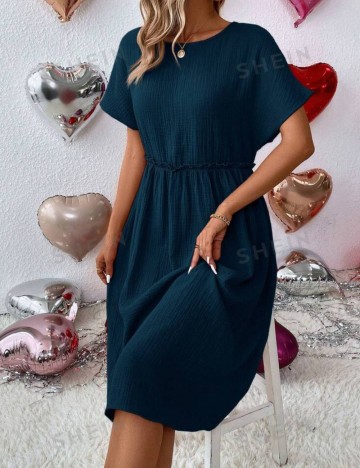Rochie midi Shein, albastru