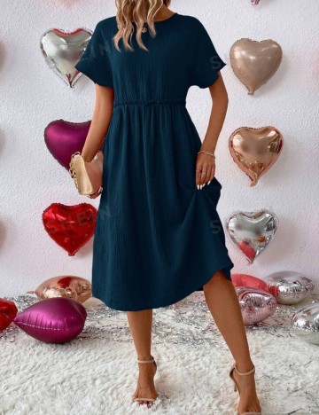 Rochie midi Shein, albastru