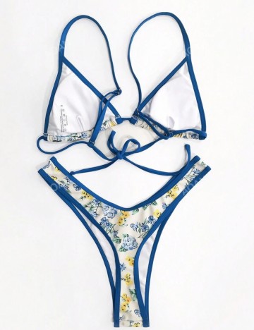 Costum de baie Shein, mix culori