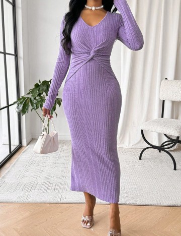 Rochie midi Shein, mov
