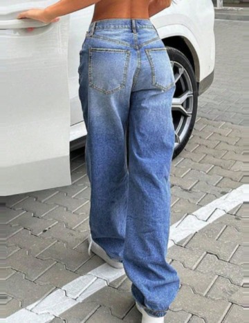Jeans Shein, albastru