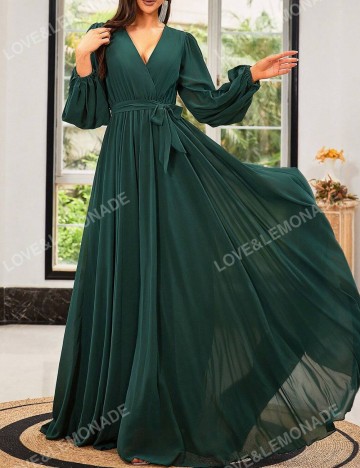 Rochie maxi Shein, verde