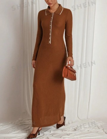 Rochie maxi Shein, maro