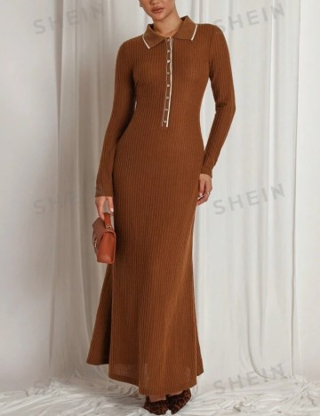 Rochie maxi Shein, maro