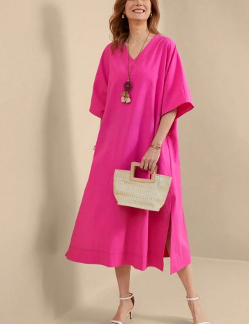 Rochie maxi Shein, roz