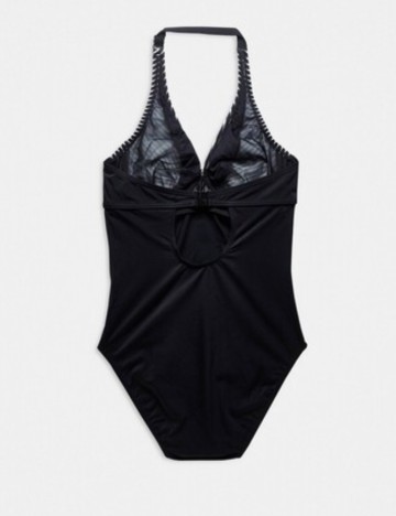 Costum de baie întreg FIGLEAVES, negru
