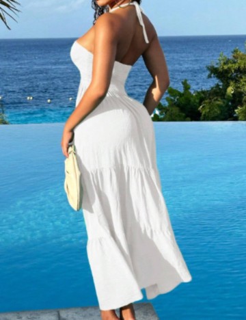 Rochie midi Shein, alb