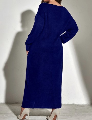 Rochie maxi Shein Curve+, albastru