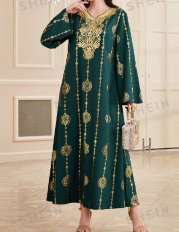 Rochie maxi Shein, verde