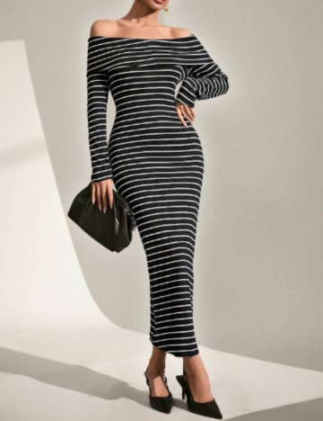 Rochie maxi Shein, mix culori