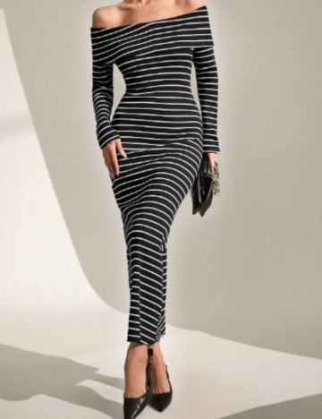 Rochie maxi Shein, mix culori