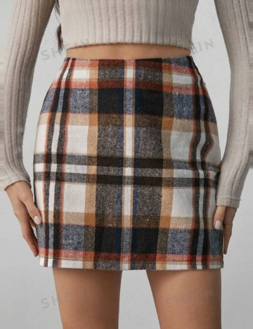 Fustă mini Shein, mix culori