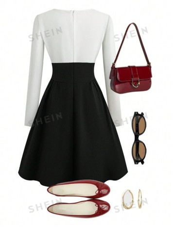 Rochie mini Shein, mix culori