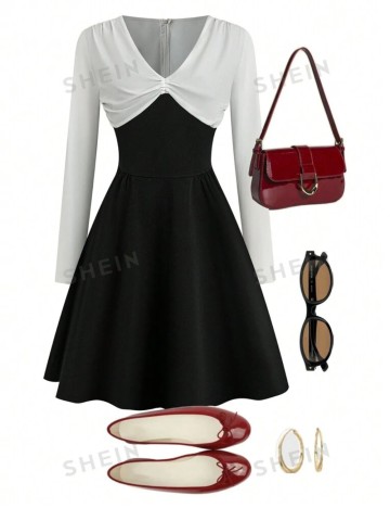 Rochie mini Shein, mix culori