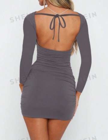 Rochie midi Shein, gri