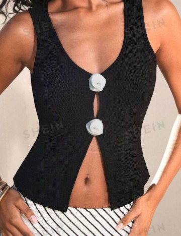 Top Shein, negru