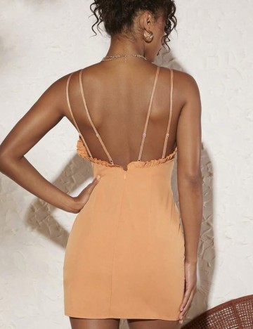 Rochie mini Shein, portocaliu